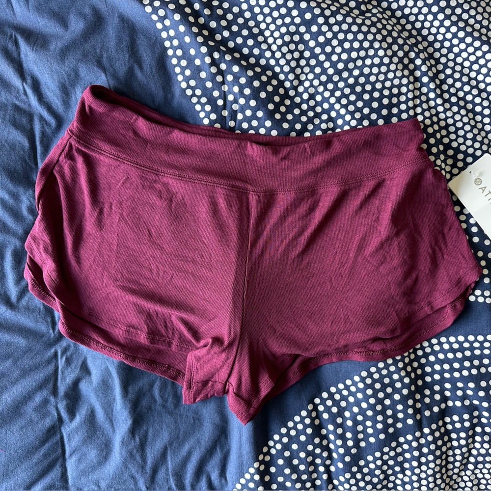 Athleta well rested sleep short - purple, size medium. Super soft! New with tags